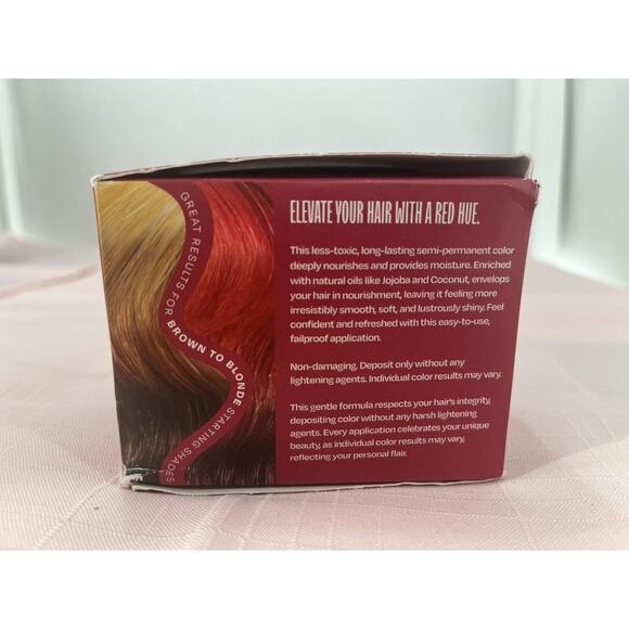 oVertone Hair Care Semi-Permanent Conditioner - Red for Brown - 8 fl oz BNIB - Picture 7 of 7